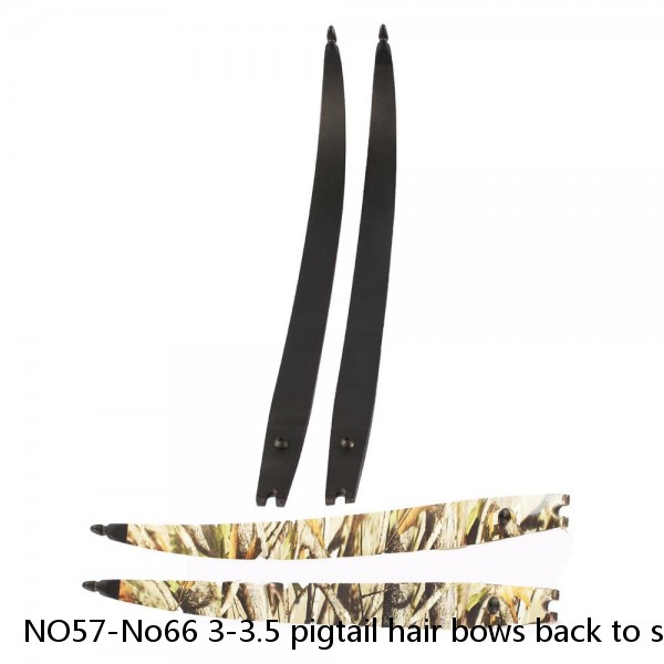 NO57-No66 3-3.5 pigtail hair bows back to school hair bows pencil hair clips i love school
