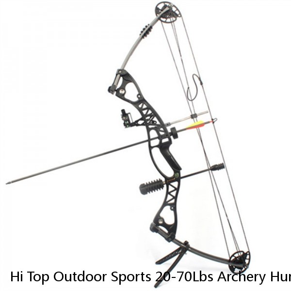 Hi Top Outdoor Sports 20-70Lbs Archery Hunting Topoint Archery Kit Arrow Heads Daibow Compound Bow And Arrow Set Junxing