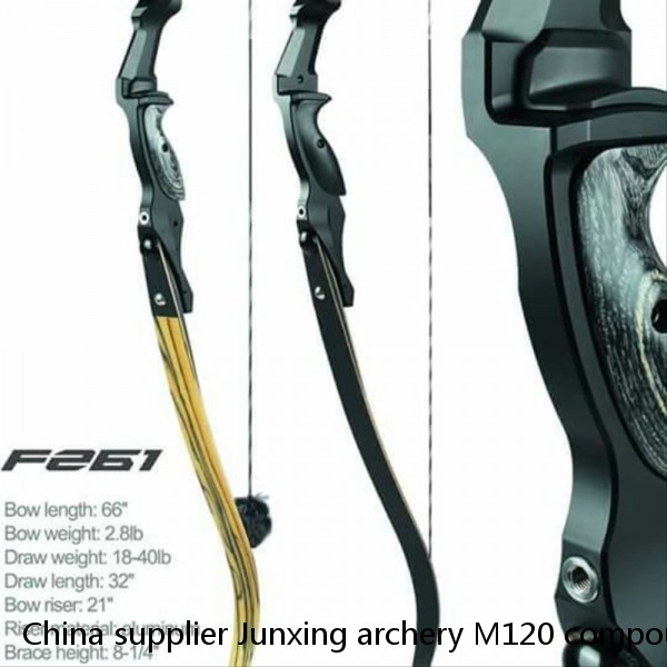 China supplier Junxing archery M120 compound bow for hunting and shooting