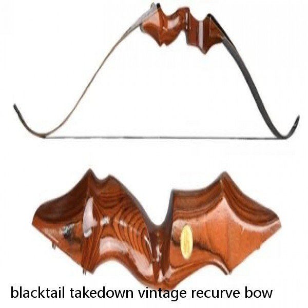 blacktail takedown vintage recurve bow