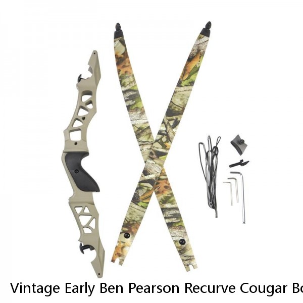 Vintage Early Ben Pearson Recurve Cougar Bow 964 ? dual shelf