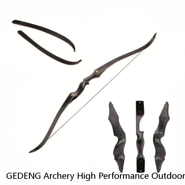 GEDENG Archery High Performance Outdoor Hunting ILF F165 Aluminum Recurve Bow for Competition professional Recurve Bow