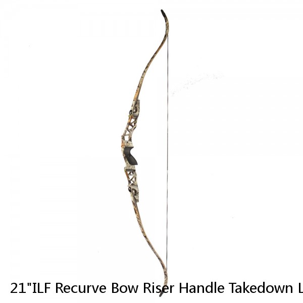 21"ILF Recurve Bow Riser Handle Takedown Longbow Right Hand Archery Hunting F166