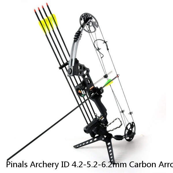 Pinals Archery ID 4.2-5.2-6.2mm Carbon Arrows Compound Recurve Traditional Bow Hunting Camo Colors Shaft