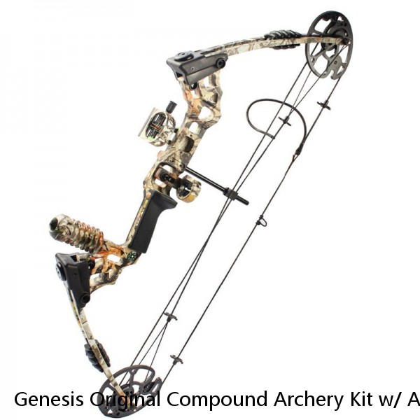 Genesis Original Compound Archery Kit w/ Arrows, Bow, Quiver, Right Hand, Carbon