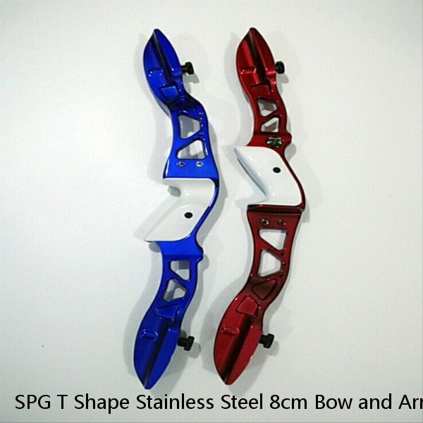 SPG T Shape Stainless Steel 8cm Bow and Arrow Archery Recurve Bow Sight Pin