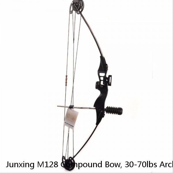 Junxing M128 Compound Bow, 30-70lbs Archery Set For Right Handed Hunting Sports