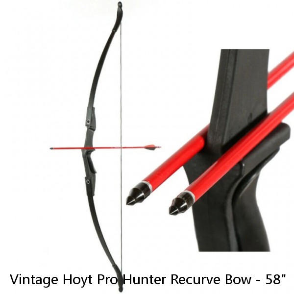 Vintage Hoyt Pro Hunter Recurve Bow - 58"  5PH 545-42# Right-Handed Bow